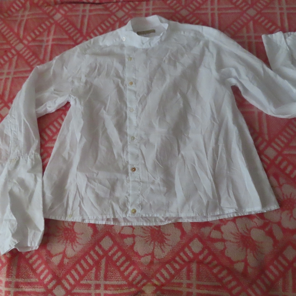 Pip Squeak Chapeau unisex 9 BUTTON CROSS OVER SHIRT  Regular price $260.00 L